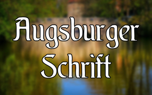 Augsburger Schrift: A Vintage Display Typeface for Strong Branding