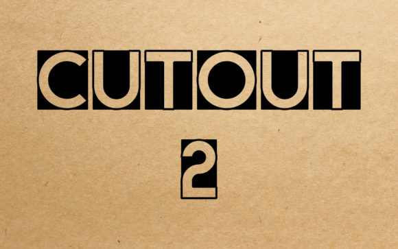 Cut out 2: A Playful Display Font for Bold Designs