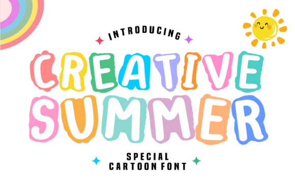 Discover the Playful Energy of the Creative Summer Display Font