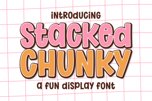 Discovering the Stacked Chunky Typeface