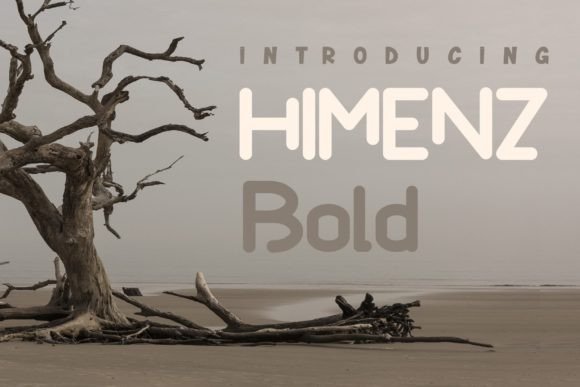 Himenz: A Playful and Modern Display Font for Creative Projects