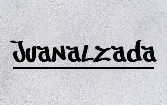 Juanalzada: A Futuristic Typeface for Bold Visual Statements