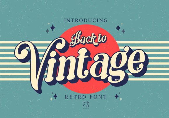 The Retro Appeal of Back to Vintage Font